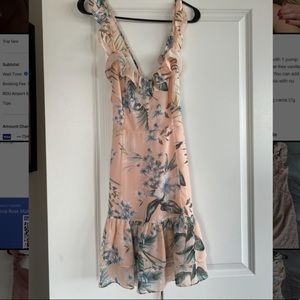 LuLus Cocktail Dress pink with flowers